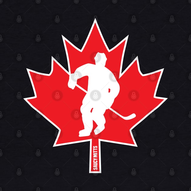 Canada Hockey Player by SaucyMittsHockey